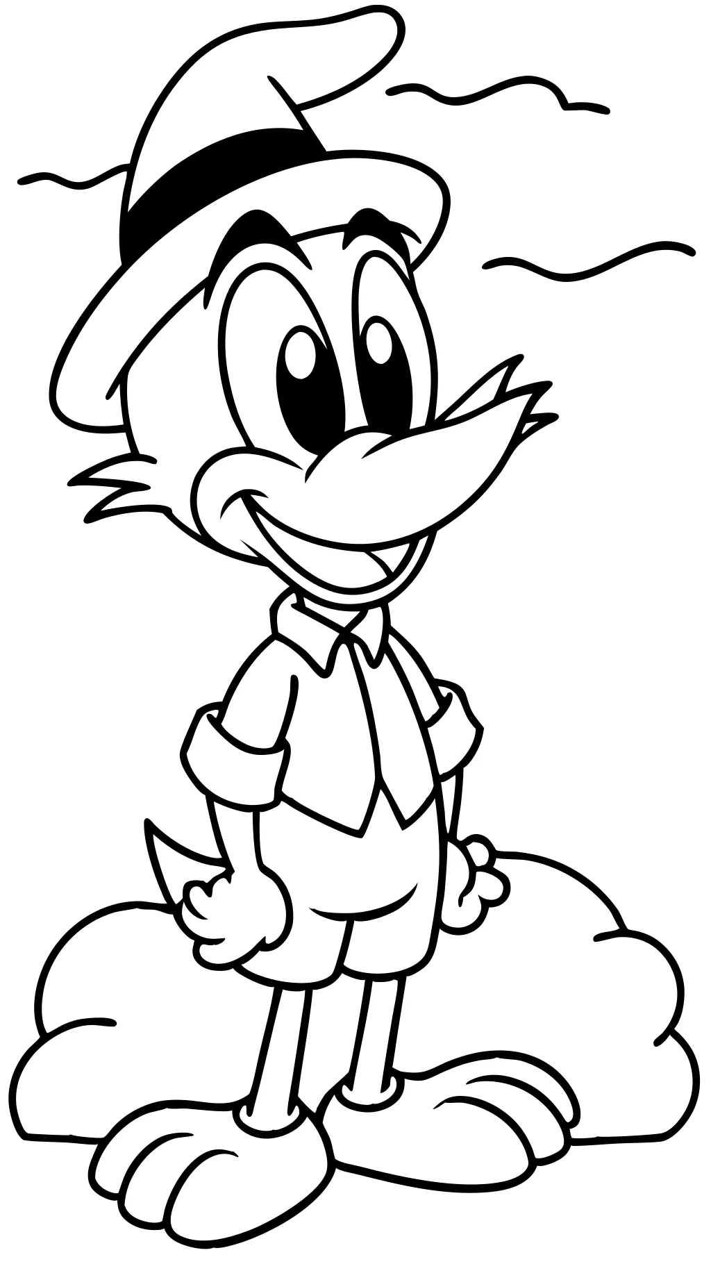 daffy duck coloring pages